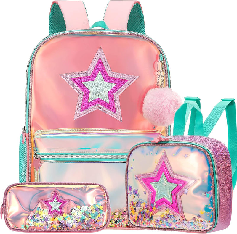 HTgroce Rucksack Mädchen Durchsichtig Rucksack Transparent Plastic schultascheTransparent Waterproof