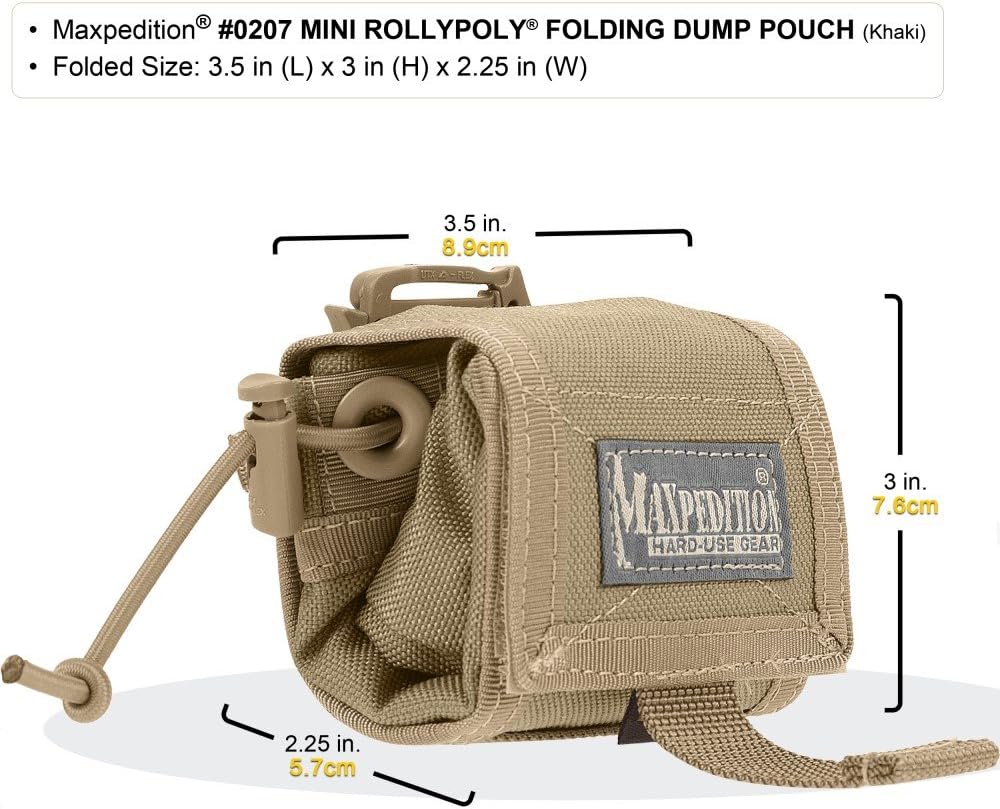 Maxpedition Faltbeutel Rollypoly Grün, Grün