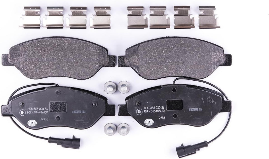 HELLA PAGID 8DB 355 020-561 Bremsbelagsatz - T2218 - Dicke/Stärke: 19.4mm - Bremssystem: Bosch - mit