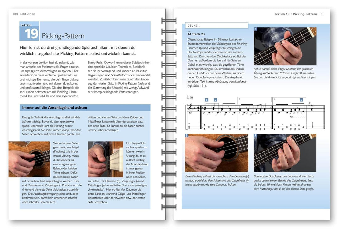 Ukulele - Der Komplettkurs (CD), C-Stimmung: Grundlagenkurs für Anfänger und Fortgeschrittene Für Uk