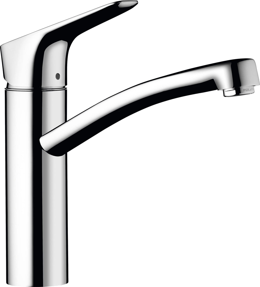 hansgrohe Küchenarmatur MyCube, Wasserhahn Küche mit Auslauf Höhe 160 mm, wassersparend, 360° drehba