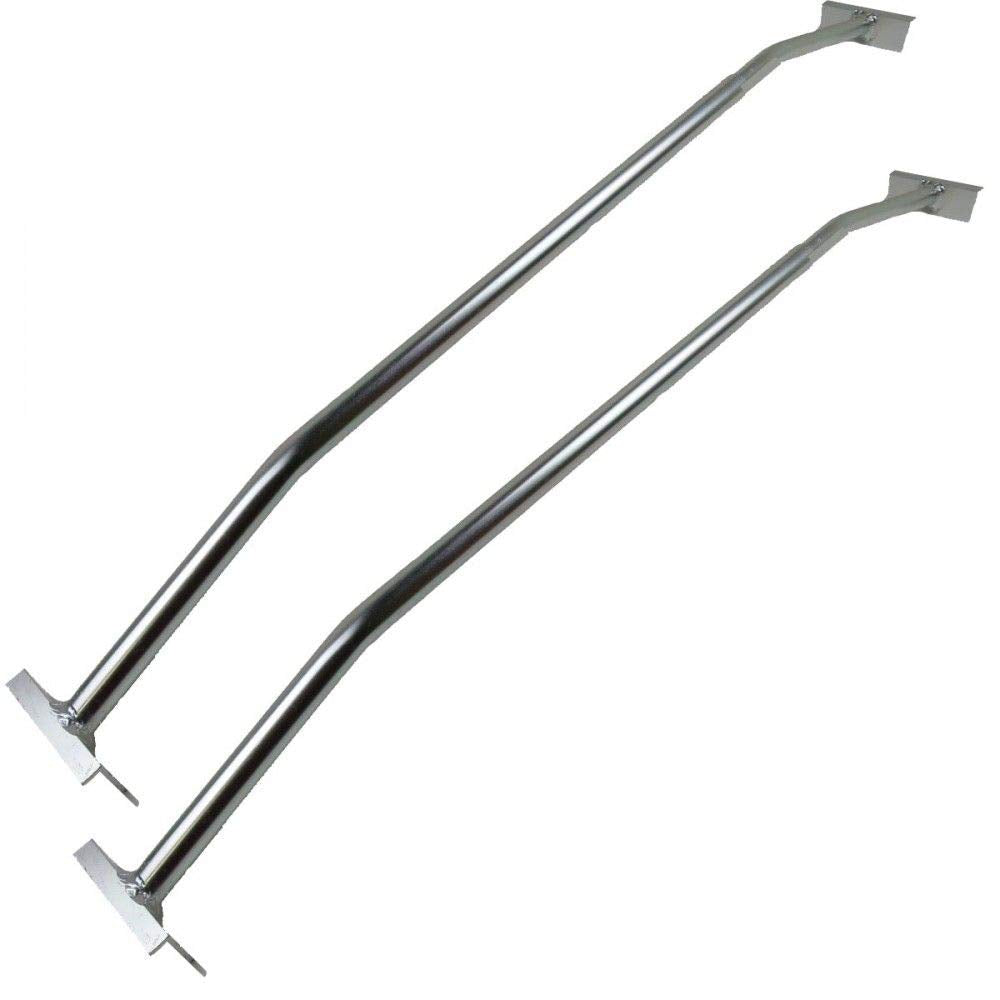 JB Brandl 2 x Alu Planenbügel für Flachplane, Ideal für PKW Anhänger 1,0-1,45m verstellbar