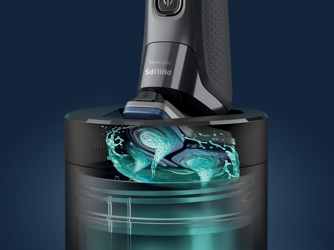 Philips Quick Clean Pod – Philips Reinigungsstation für Herren-Elektrorasierer der Serie 5000, 7000,