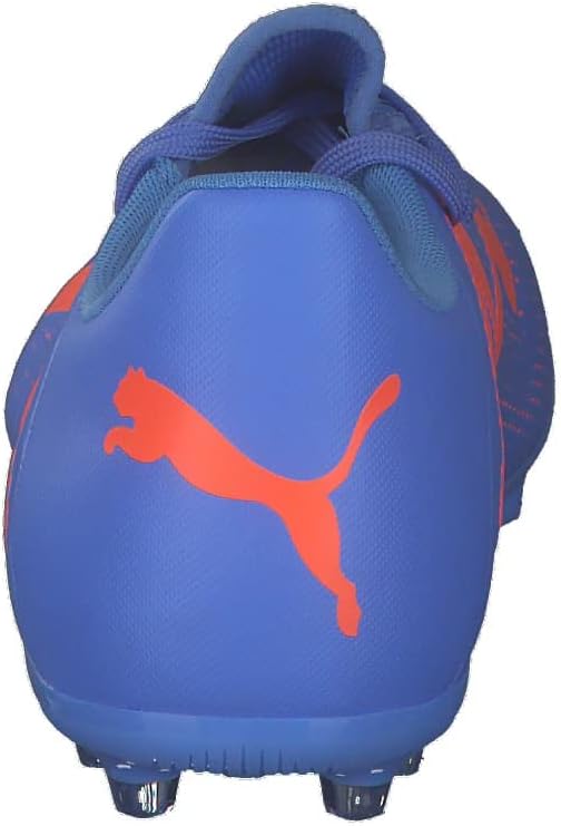 PUMA Herren Future Play Mg Fussballschuh, 42 EU Blue Glimmer Puma White Ultra Orange