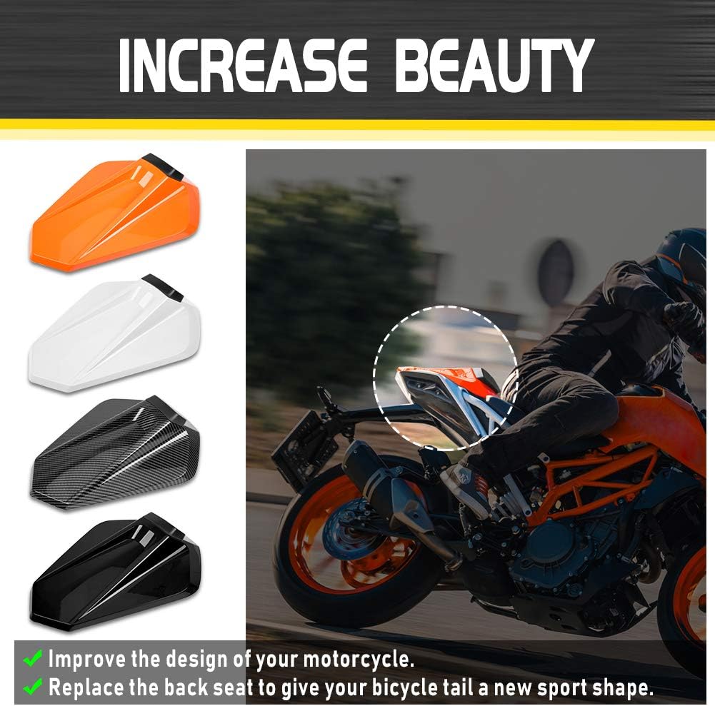 Motorrad-Soziussitzabdeckung für den Soziussitz, harter ABS-Motorverkleidung, Heckabschnitt für K.T.