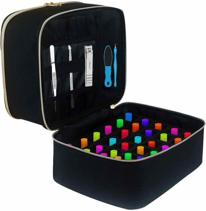 Stalf Nagellack Tasche, Nagellack Aufbewahrung Tasche, Nagellack Organizer Tasche, Tragbare Doppelsc