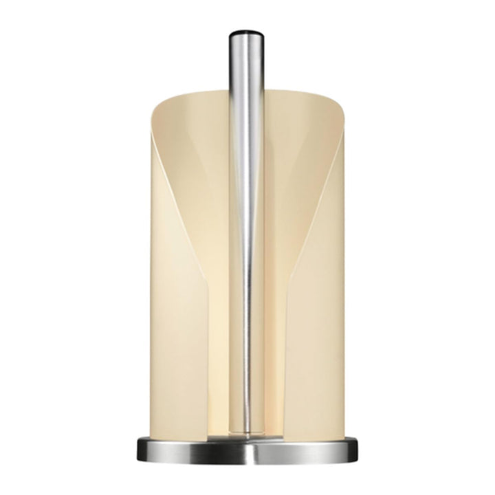 Wesco Papierrollenhalter in der Farbe mandel aus Edelstahl und farbig lackiertem Stahlblech, standfe