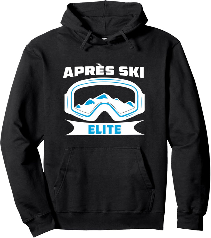 Apres Ski Elite Berg Schneebrille Skibrille Party Fun Outfit Pullover Hoodie