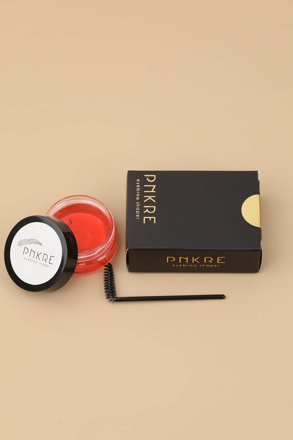 PNKRE Eyebrow Wax Shaping Soap Extra haltbares, langlebiges Shaper Gel, Styling Pomade Makeup Balm f