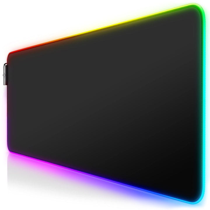 CSL-Computer Titanwolf - RGB Gaming Mauspad - led Schreibtischunterlage - 800x300 mm - XXL Mousepad
