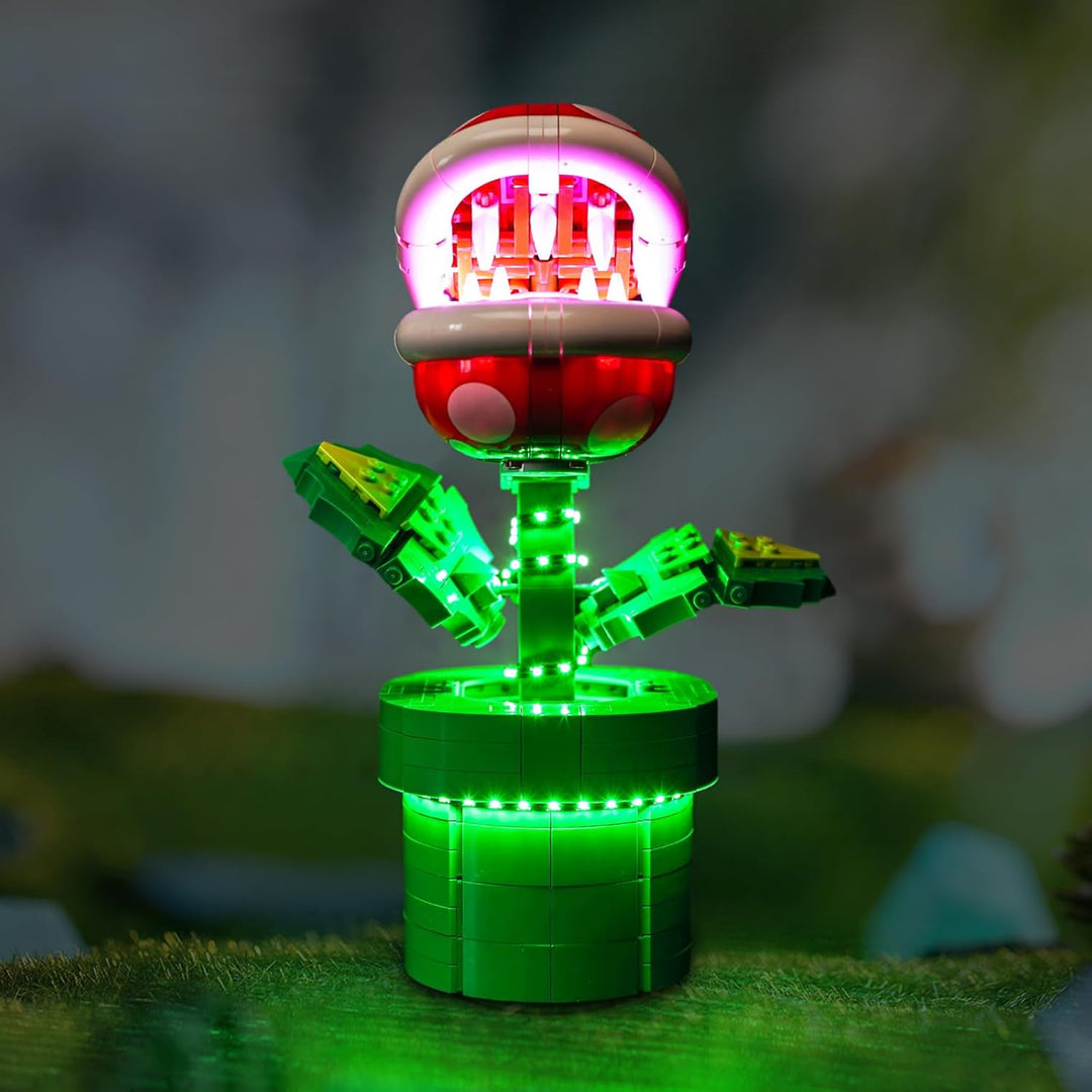 BrickBling Led Licht Set für Lego 71426 Piranha Plant (Kein Lego), Dekorationsbeleuchtungsset für Le