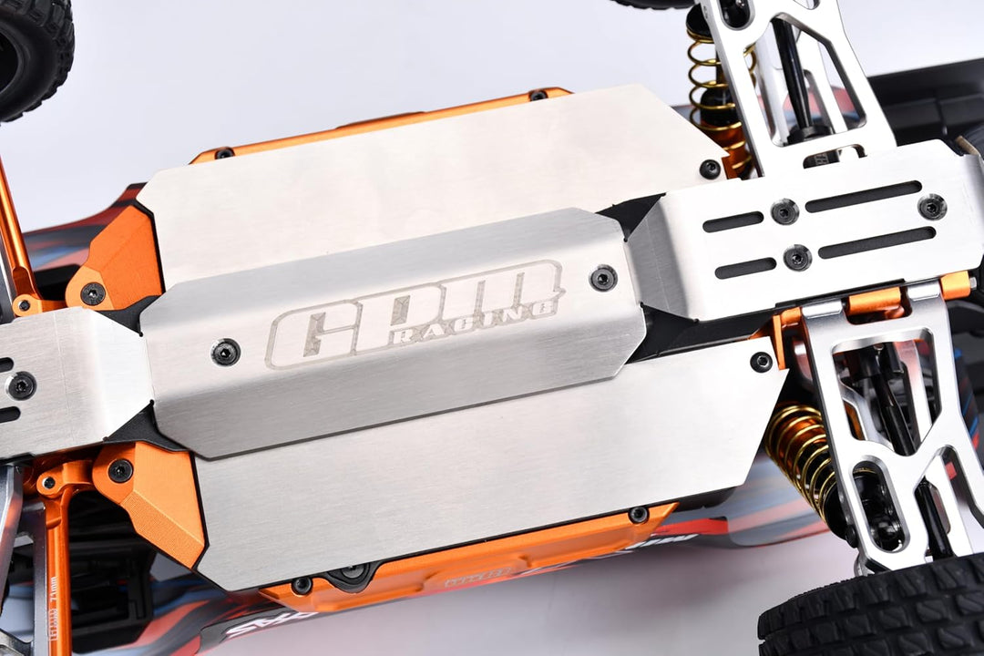 Stainless Steel Skid Kit for Traxxas 1:16 Mini XRT VXL 3S / Mini Maxx Monster Truck Upgrades