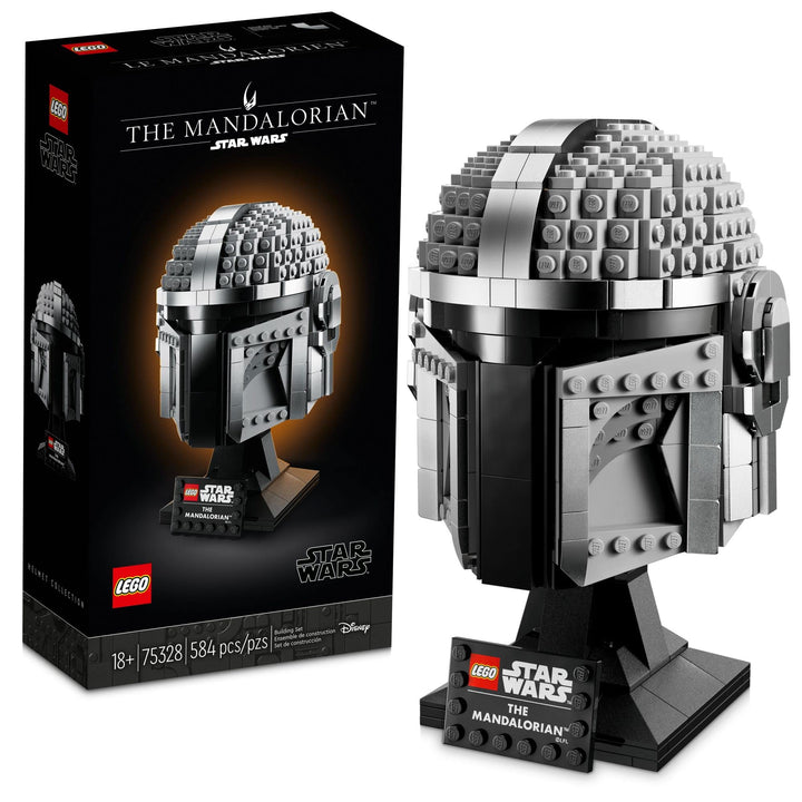 LEGO Star Wars 75328 The Mandalorian Helm, kreatives Bauset für Erwachsene, Sammlerstück, Bau- und A