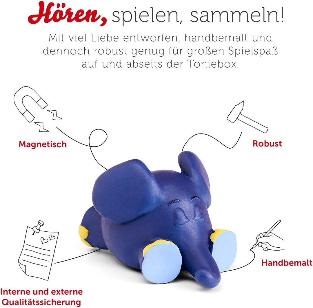 tonies Hörfiguren für Toniebox, Die Sendung mit dem Elefanten – Schlaf schön!, Hörbuch mit Liedern f
