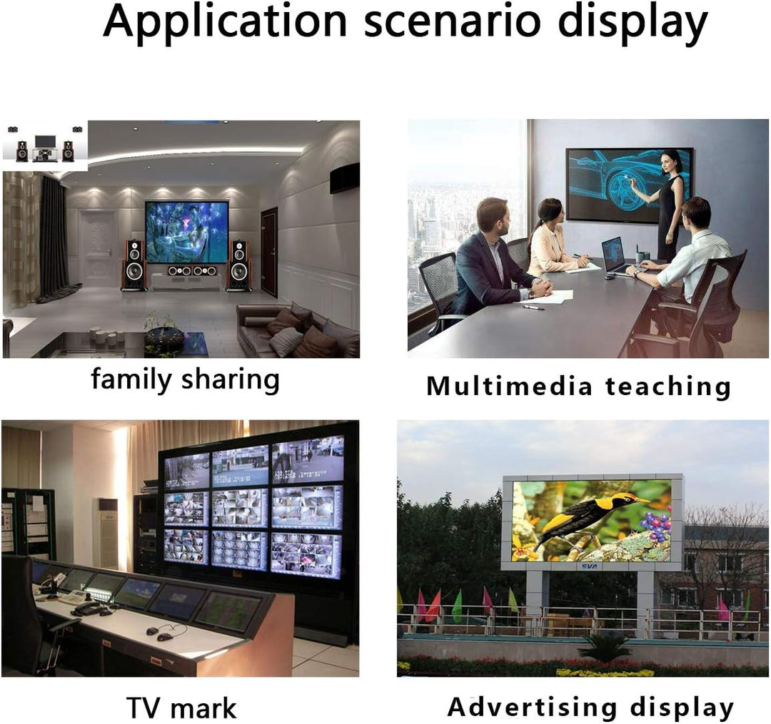 PW-HT226P7（POC） 1X7 Port HDMI Extender Splitter Verteiler Ultra HD 1080P Ohne Verzögerung 165ft(50m)