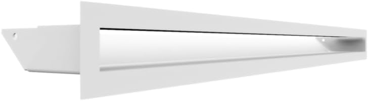 Kratki Lüftungsgitter 45S | 60x800x96,5 mm | weiss