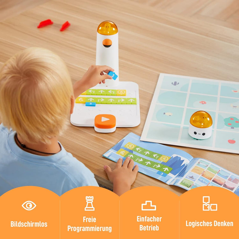 Matatalab Roboter Bausatz Programmierbar Pro-Set für Kinder ab 4, Elektronische Roboter Spielzeug, D