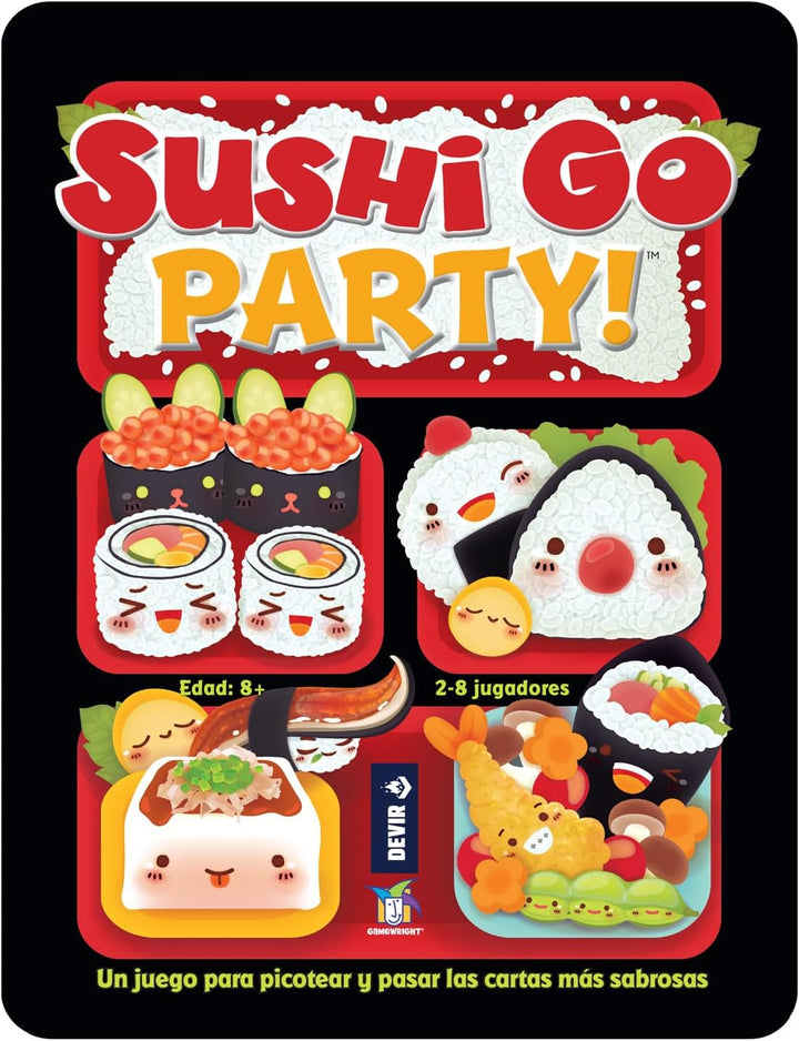 Devir - Sushi Go Party: Spanisch, Brettspiel (BGSGPARTY), Sushi Go Party