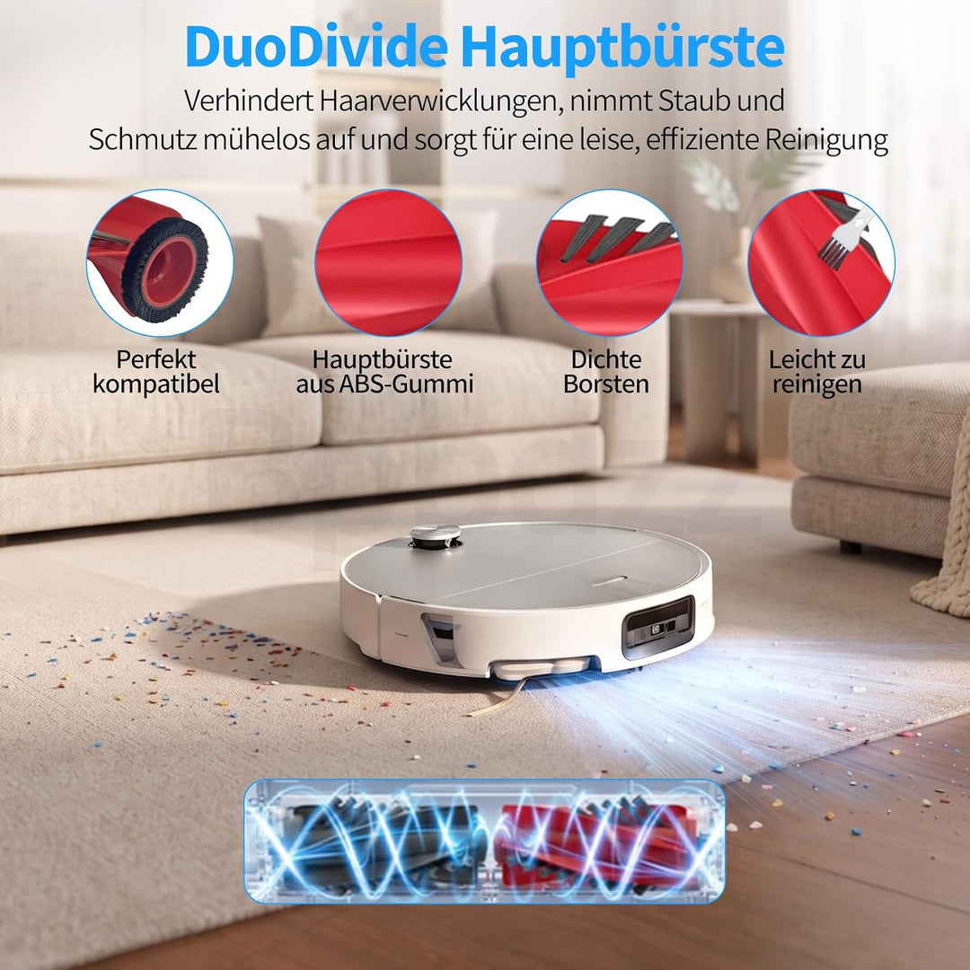 32 Stück Zubehör für Roborock Saros 20 Sonic Saugroboter | 4 Hauptbürste, 4 Wischpads, 4 Filter, 6 S