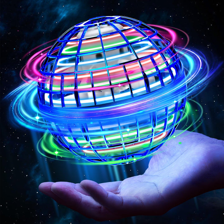 Airabc Fliegender Ball,Magic Flying Orb Ball,Hand Controlled Hover Ball Schwebender Ball mit LED Lic