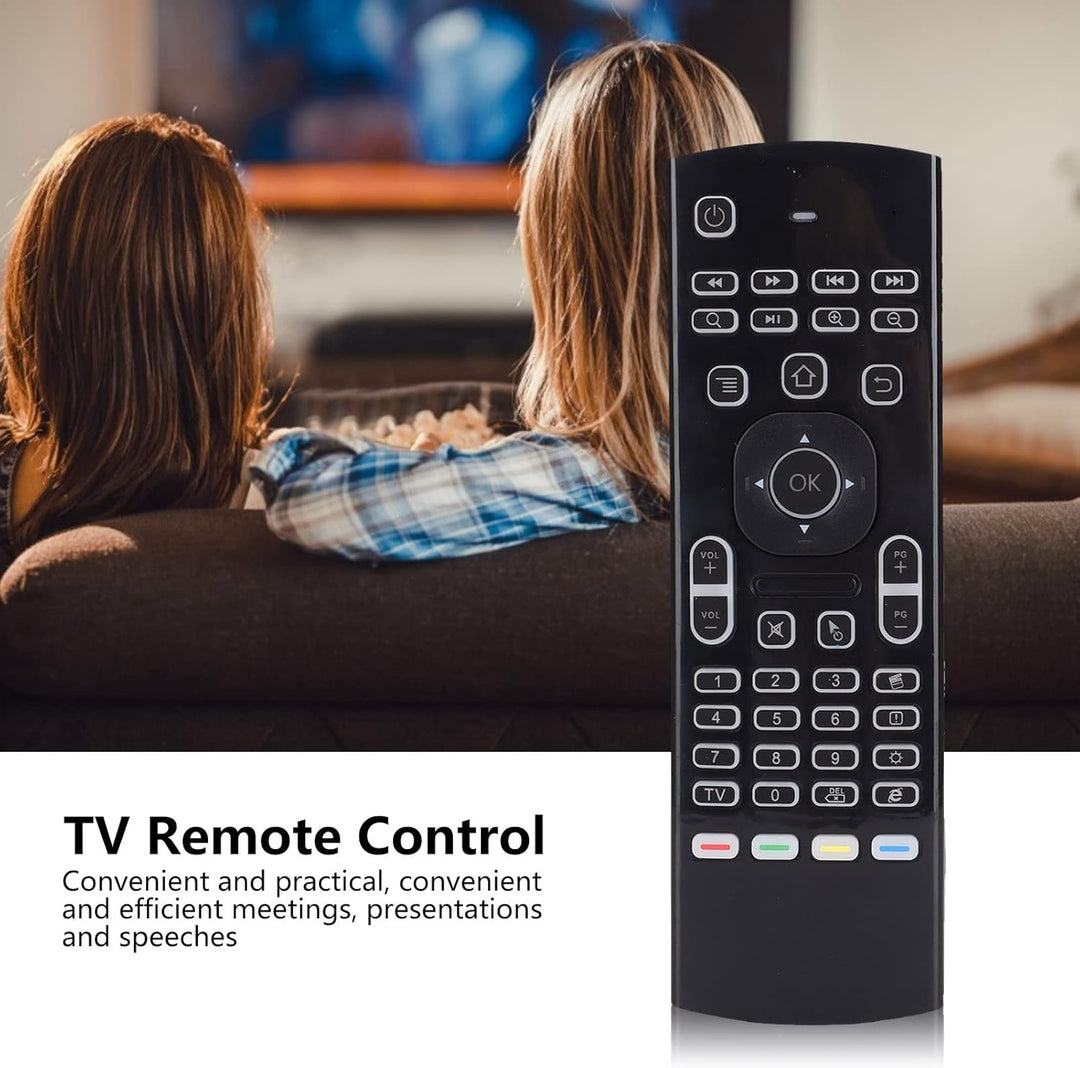 Air Fly Mouse Keyboard, Kabellose Fernbedienung mit Hintergrundbeleuchtung, für Android TV Box PC La