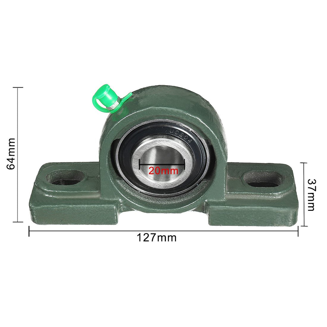 sourcingmap 2 Stück Selbstausrichtung Stehlager UCP204 20mm montiert Lager DE de 2pcs Ucp204 20mm, 2