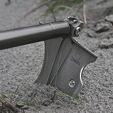 Zune Lotoo Klappspaten, Multifunktional Camping Schaufel aus Martensitstahl, Klappschaufel Robust mi