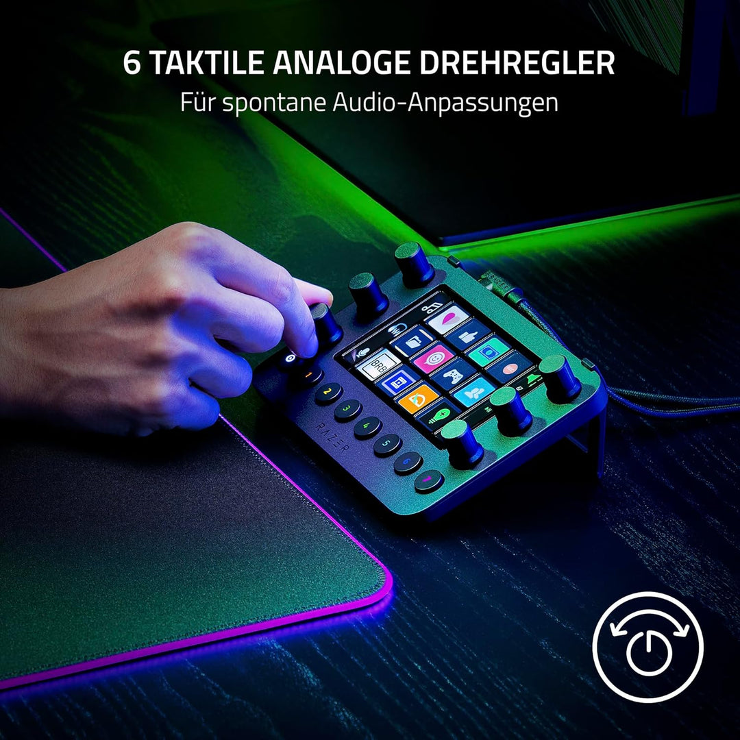 Razer Stream Controller - All-in-One-Deck für Streaming und Content-Erstellung (12 Haptisch Schaltba