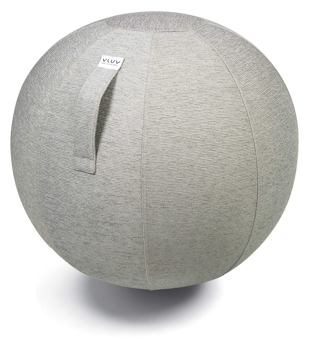 VLUV® BOL STOV Sitzball Büro Ergonomisch [Atmungsaktiv mit Tragegriff und Wegrollschutz] Waschbarer