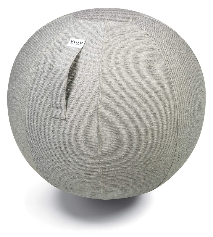 VLUV® BOL STOV Sitzball Büro Ergonomisch [Atmungsaktiv mit Tragegriff und Wegrollschutz] Waschbarer