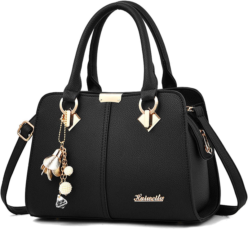 FANDARE Damen Handtasche Umhängetasche Frauen Schulterbeutel Shopper Tote Reise Henkeltasche Schulte