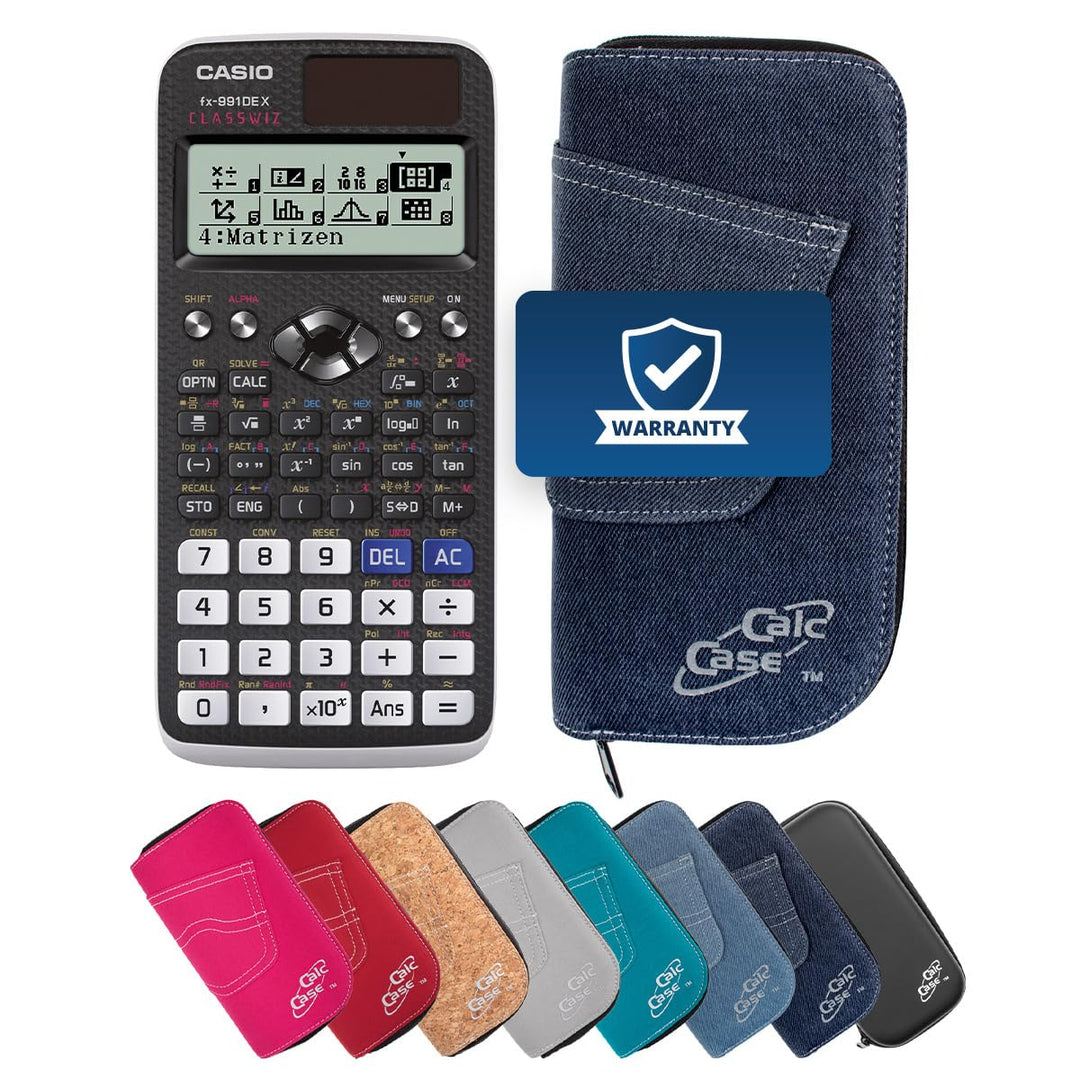 Casio FX-991DE X Schulrechner mit Schutztasche, Wissenschaftlicher Taschenrechner – ideal für Schule