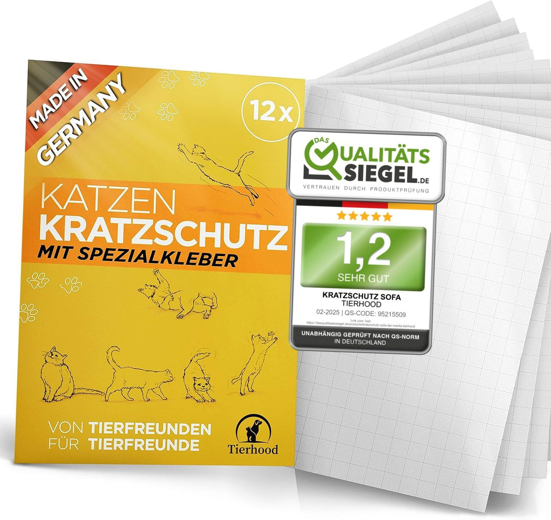 Kratzschutz Katze - Kratzschutz Sofa Katze - Selbstklebende Anti Kratz Folie für Katzen - Kratzfolie