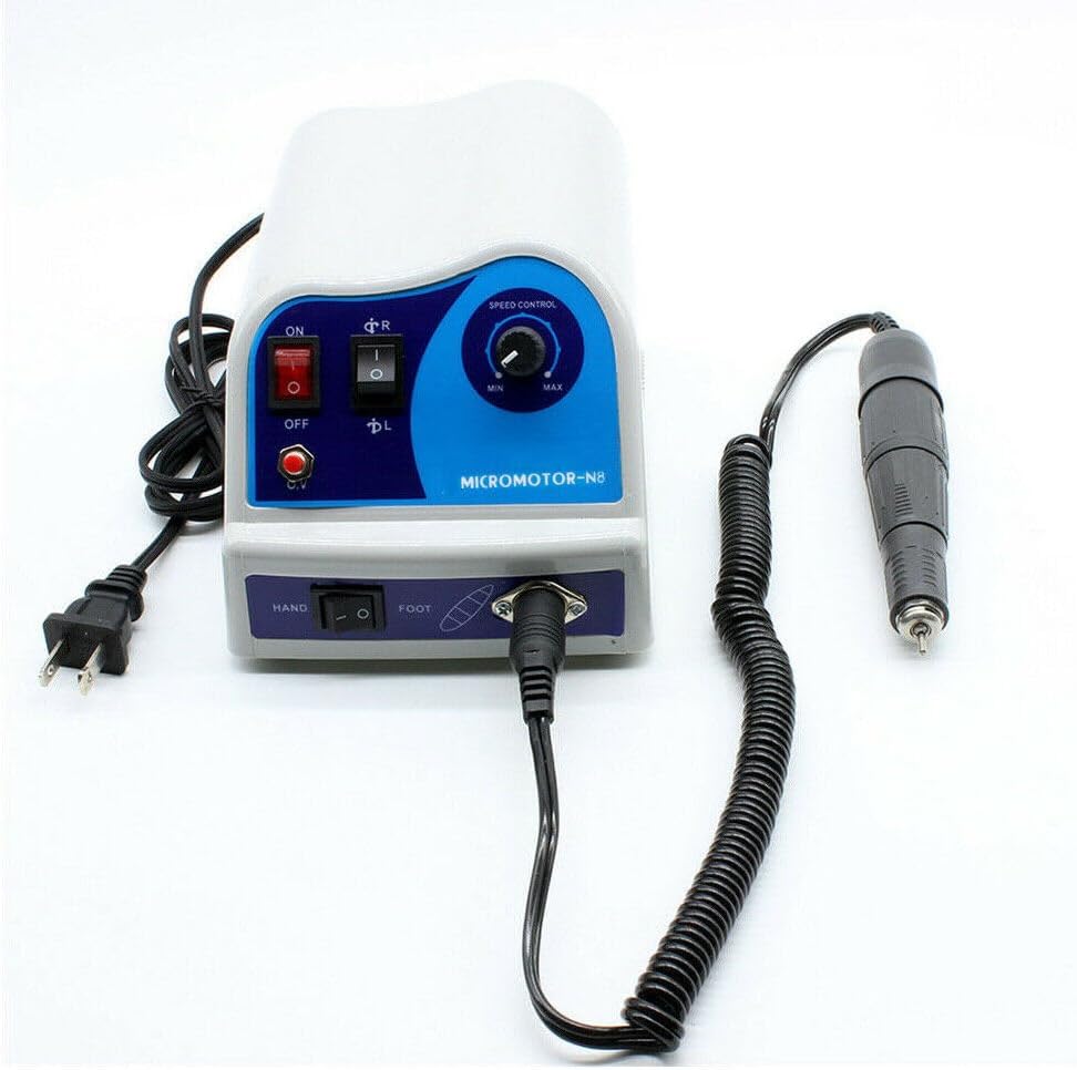 Professionelles Mikromotor Poliergerät, Handstück, Kontrolleinheit, 45K U/min, 2.35mm - Perfekt für