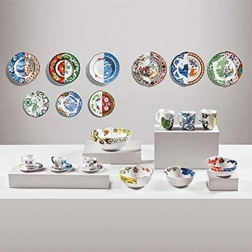 SELETTI Etagere aus Porzellan Ø 26 cm H.11,5 "Hybrid-Raissa