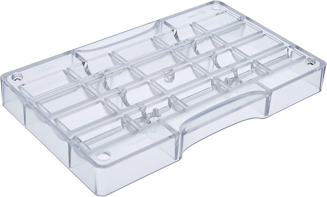 Decora 0050115 SCHOKOLADENFORM KLEINE Zylinder 33 X 16 X 20 h MM 200X120X22MM, Polycarbonate, Klar,