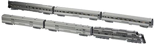 Spur N Kato Zug EMD E5A + Silver Streak Zephyr