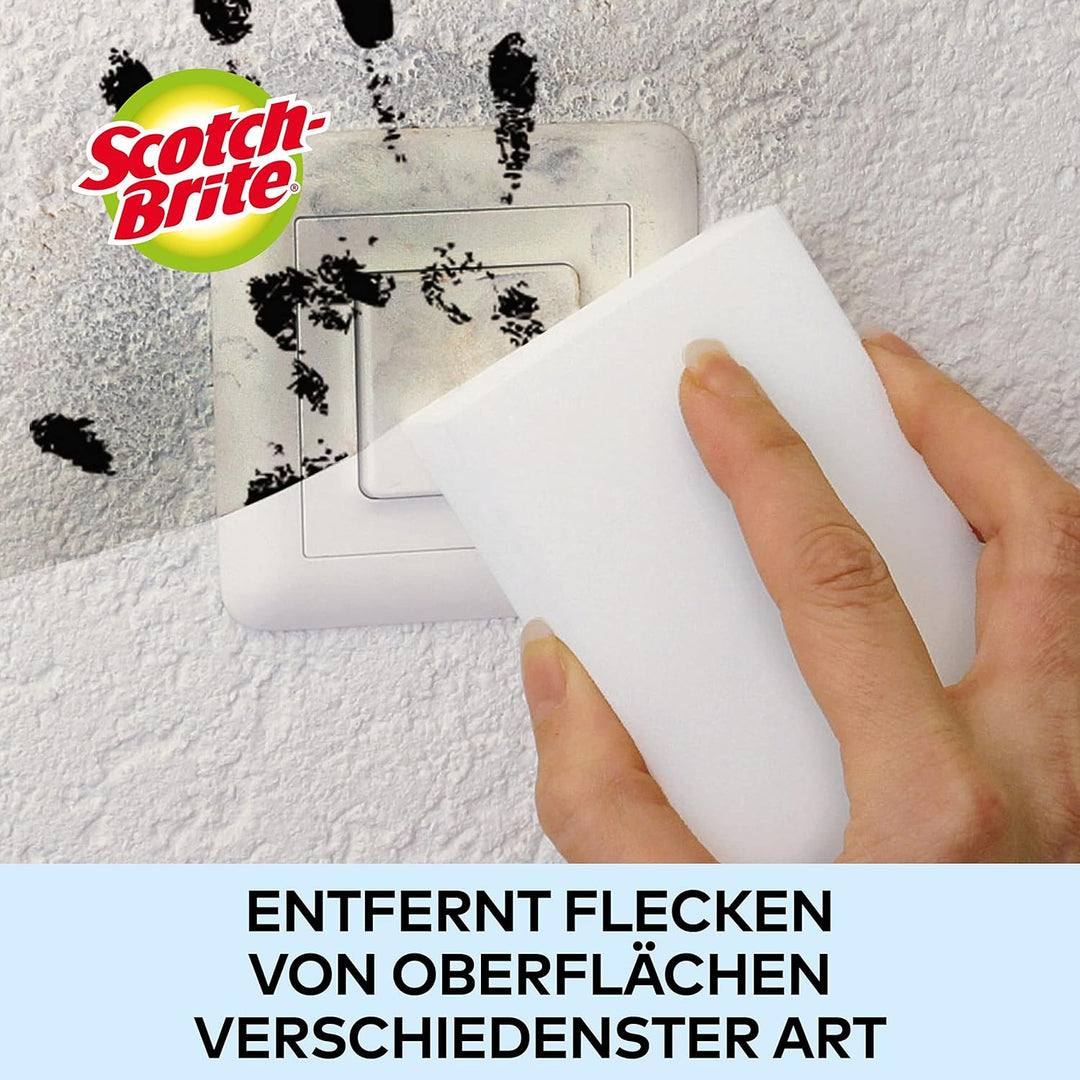 Scotch-Brite Magic Schmutzradierer, 6 Stück, Radierschwamm für saubere Oberflächen, Entfernt mühelos