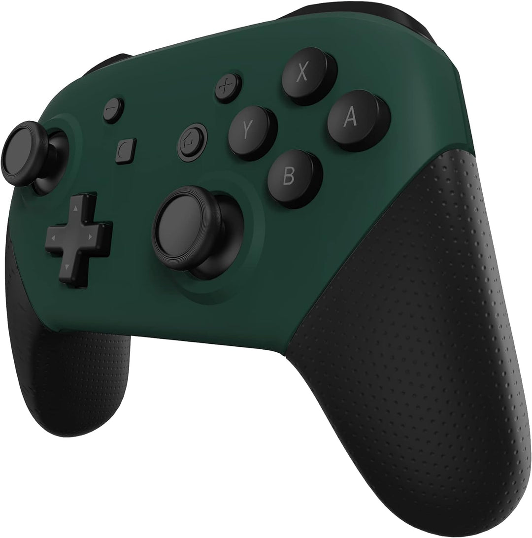 eXtremeRate Ersatz Grips Case Cover kompatibel mit Nintendo Switch Pro Controller, Custom Front Hüll