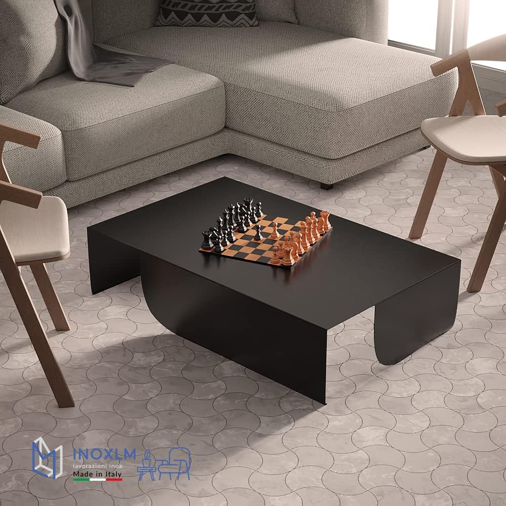 INOXLM Couchtisch Titan | Couchtisch | Couchtisch | Couchtisch | Niedriger Design-Tisch | Couchtisch