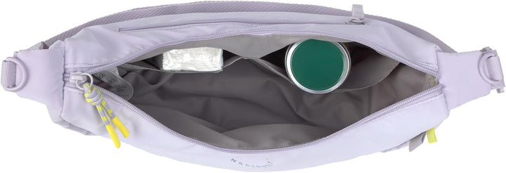 LÄSSIG Wickeltasche Umhängetasche inkl. Kinderwagenbefestigung/Stretch Up Bum Bag Lila, Lila