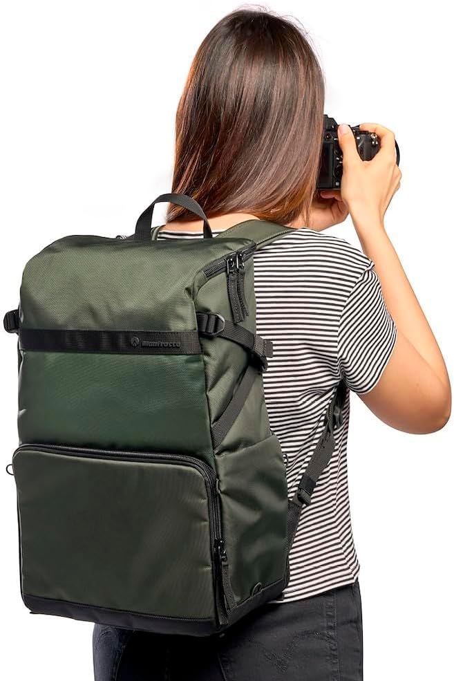 Manfrotto Street Slim Photography Backpack Pour Appareil Reflex et Hybride, Ouverture Avant et Arriè