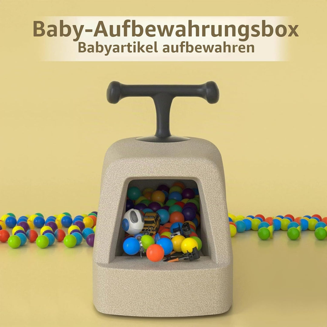 5 in 1 Rutschauto ab 1 Jahr, Babyrutscher mit 360° Geräuschlose Räder, Babyroller bis 26kg, Baby-Wal