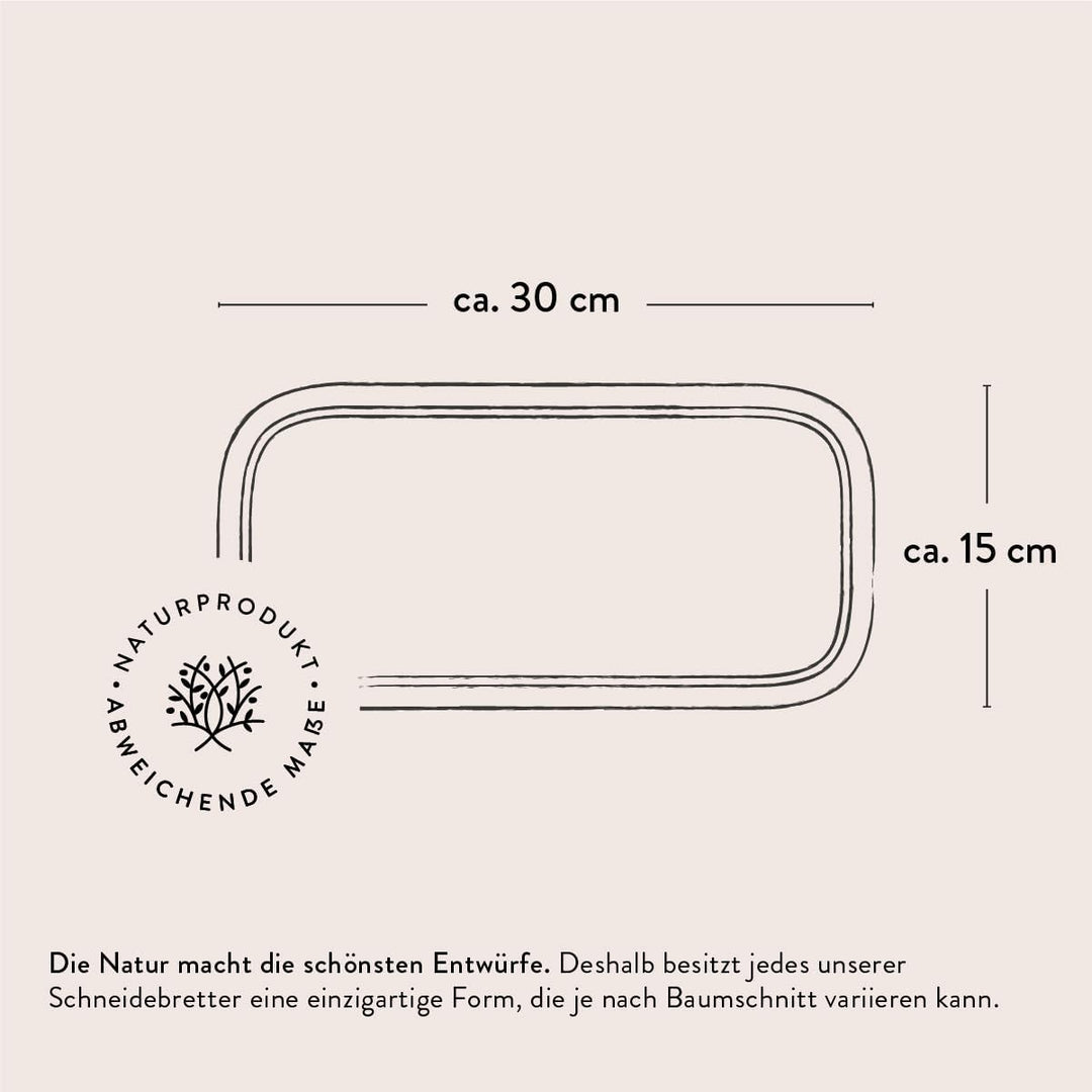 DAS OLIVENHOLZBRETT® Olivenholz Schneidebrett mit Saftrille/Servierbrett aus Olivenholz/Steakbrett/O