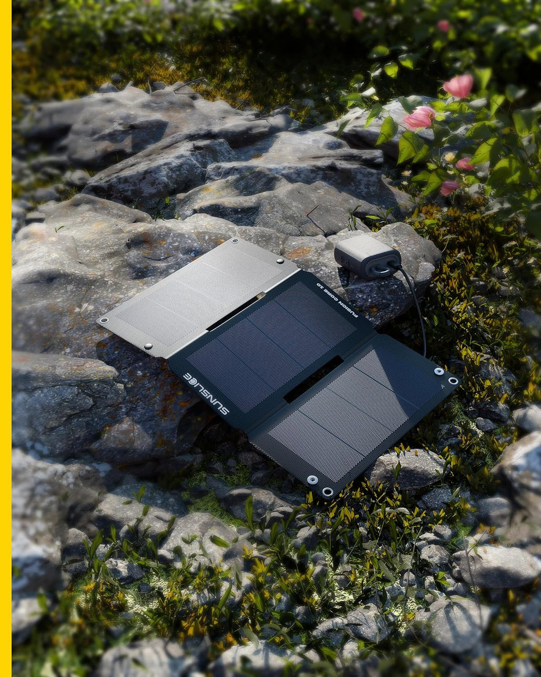Solar Ladegerät Outdoor 10W – Tragbares faltbares Solarpanel mit USB-A & USB-C – Solarcharger leicht