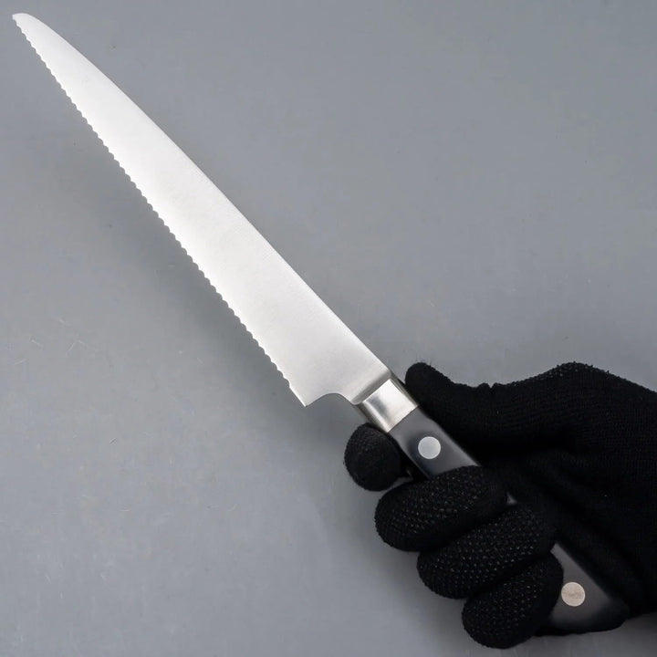 Tojiro Kobalt-Legierung Stahl Interrupt (mit Kappe) Serie Brotschneidemaschine 215mm F-828 (Japan-Im