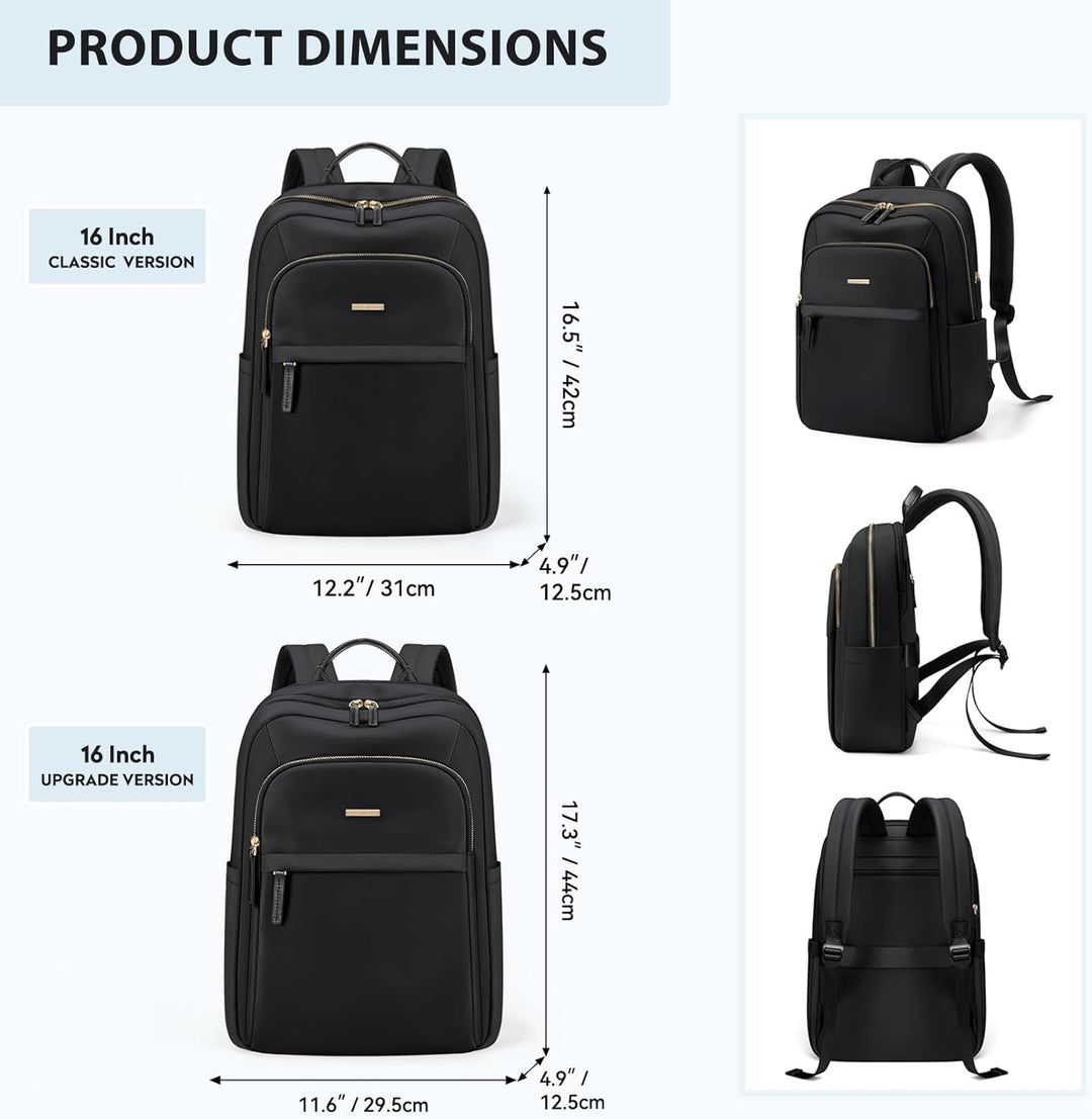 Rucksack Damen Herren, Laptop Schulrucksack,Women Travel Backpack Elegant für Uni Reise Büro, Tagesr