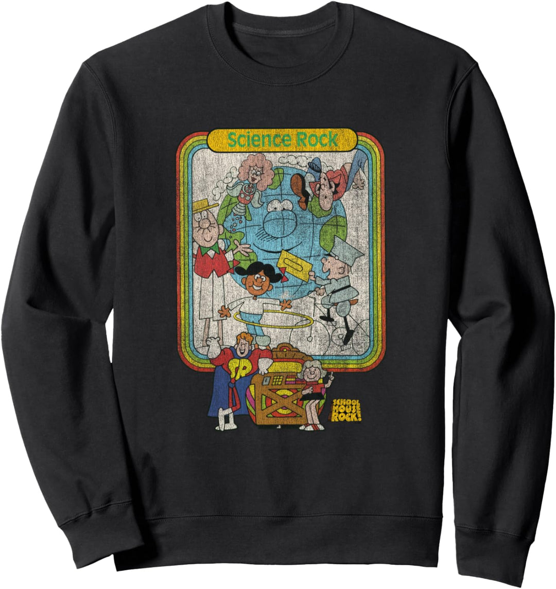 Schoolhouse Rock Wissenschaft Rock Sweatshirt