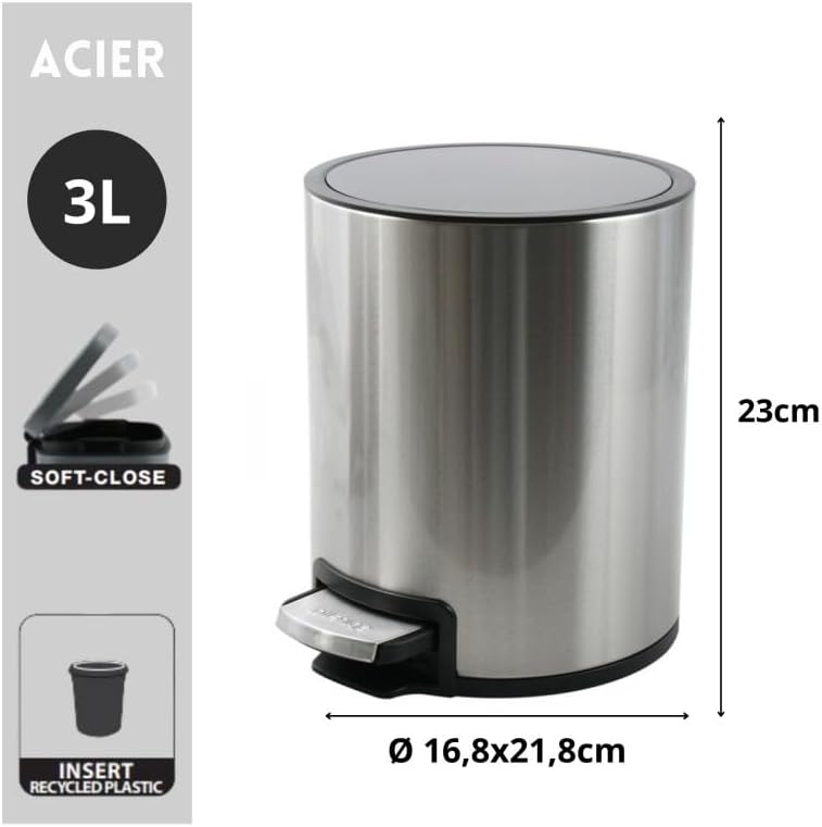 Spirella Kosmetikeimer Riku, 3 l