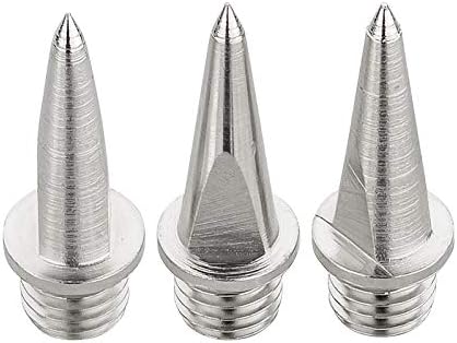 LAUFSTOFF Spikes Spike-Nägel Ersatzdornen für Leichtathletik - 2mm blanks, 6mm, 7mm, 9mm, 12mm, 15mm